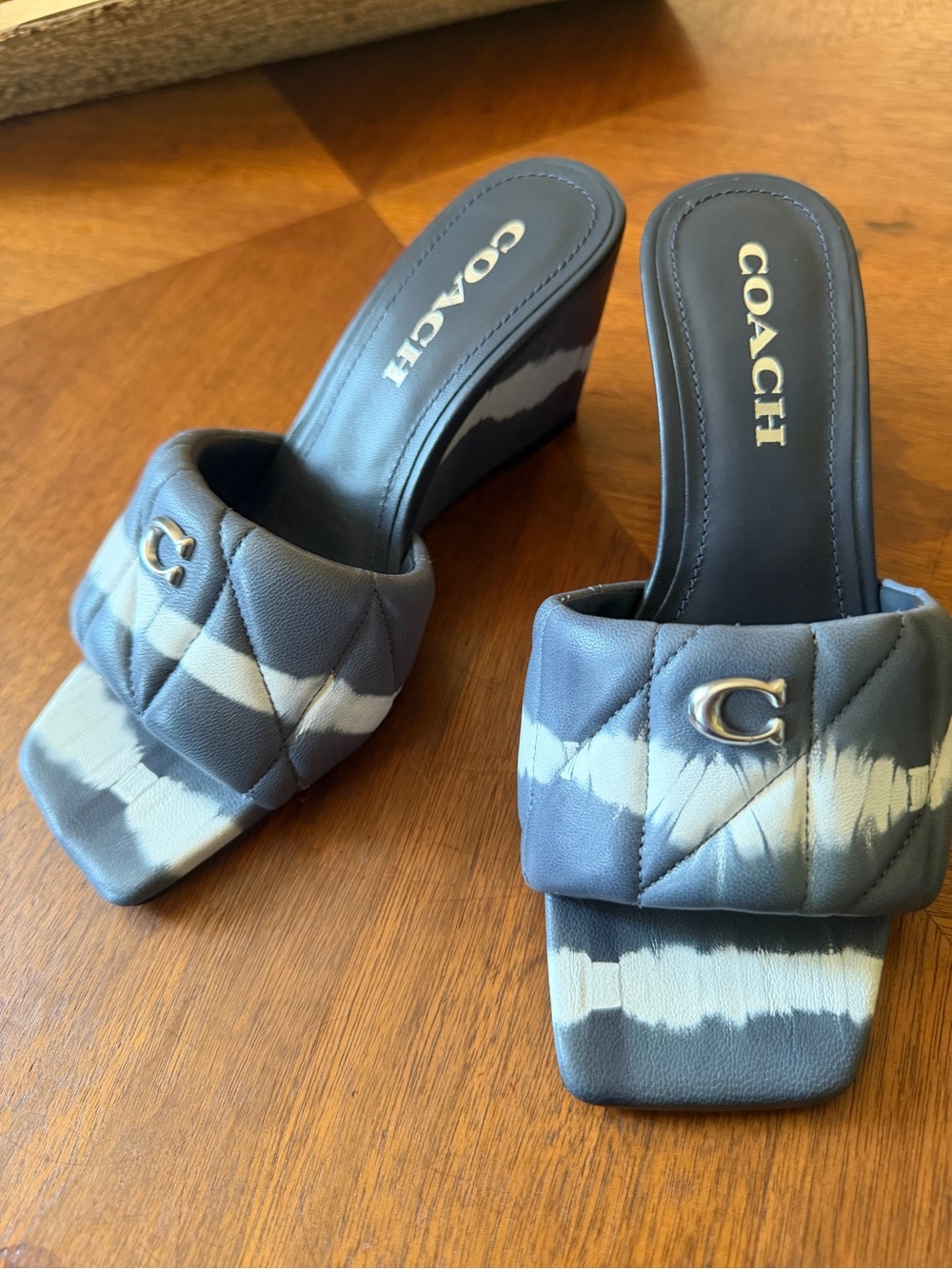 COACH Emma Tie-Dye Quilted Wedge